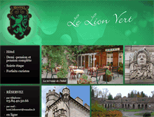 Tablet Screenshot of lelionvert.net